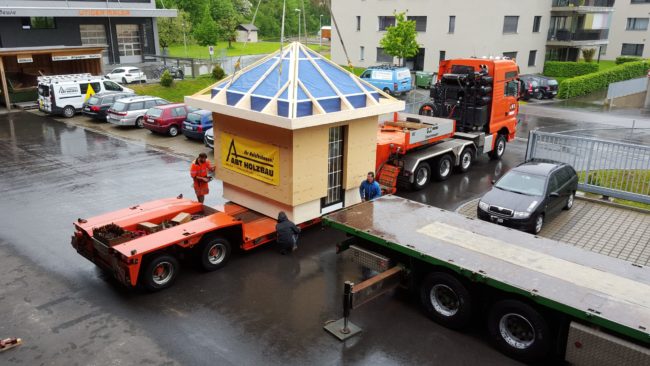 Inwil, Meditationshaus als Fertigmodul