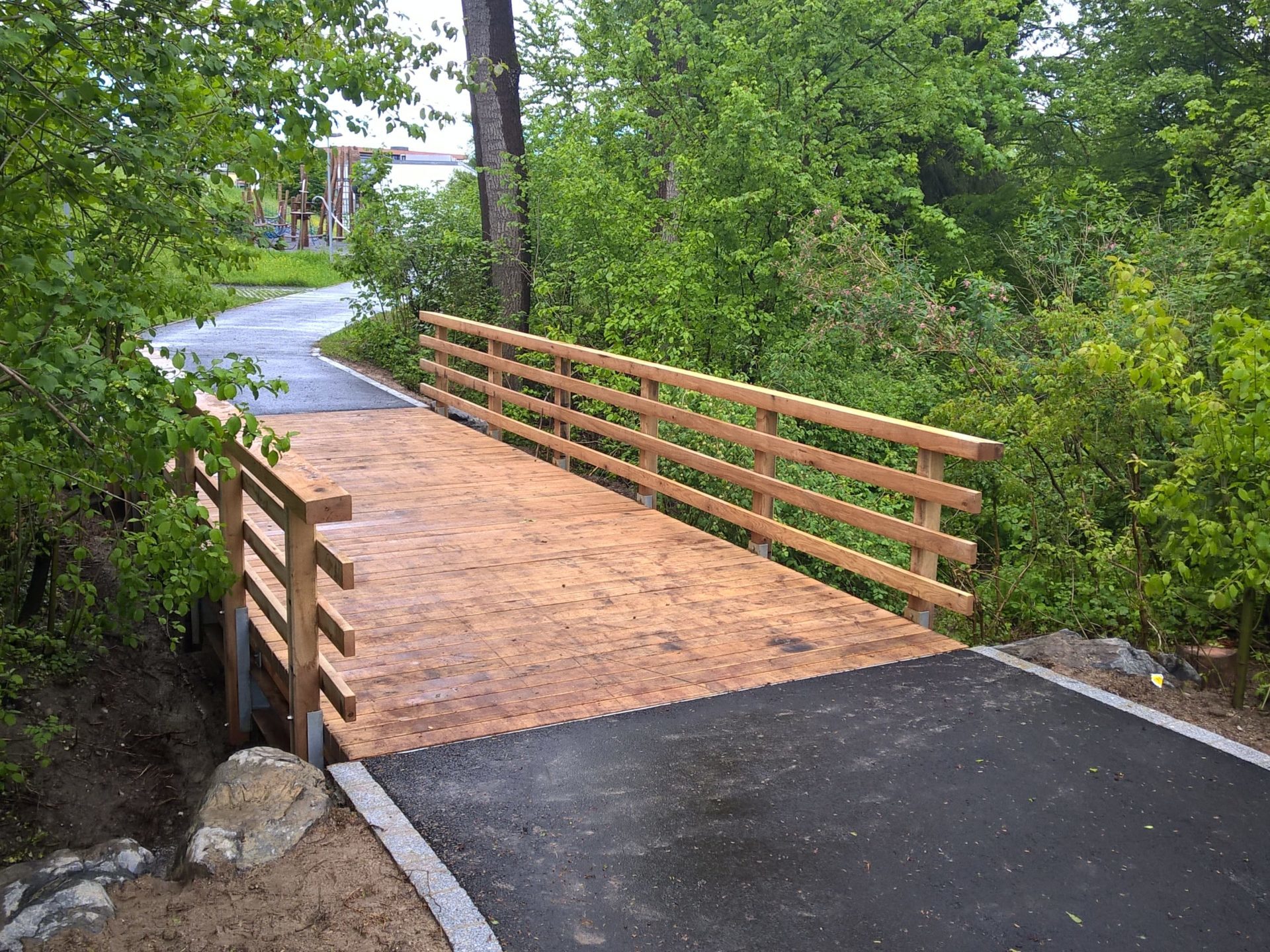 Kemmatten, Ersatz Fussgaengerbruecke