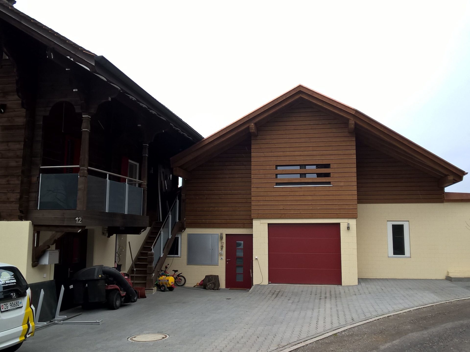 Rickenbach, Aufstockung Nebengebaeude