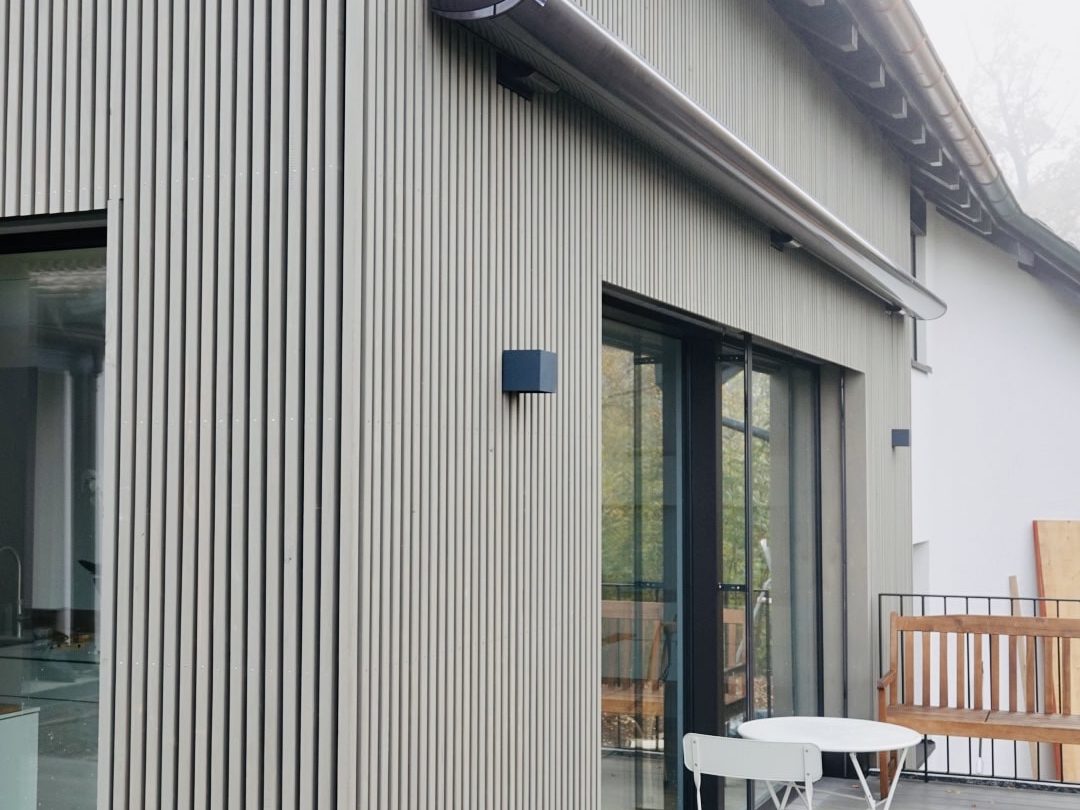 Lattenfassade Fichte vorvergraut (2)